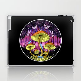 Psychedelic Mushrooms Forest Laptop Skin
