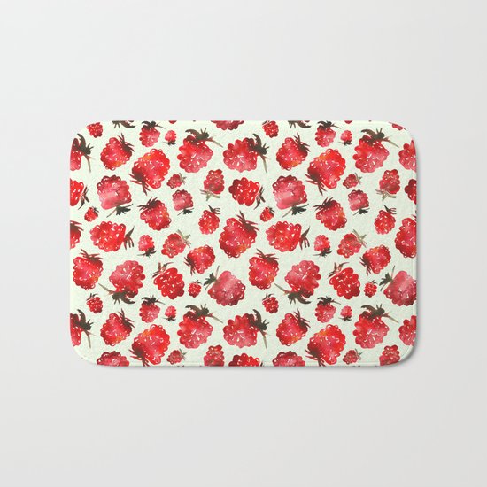 Raspberry vibes Bath Mat