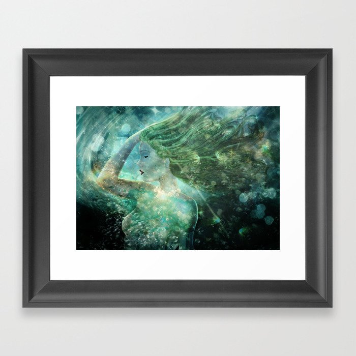 Coming Up For Air Framed Art Print