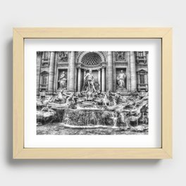 Trevi Fountain Recessed Framed Print