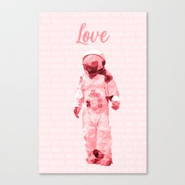 Spaceman AstronOut (Love) Canvas Print