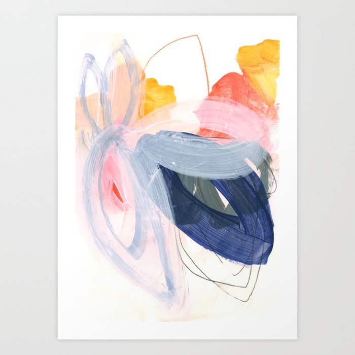 abstract painting XVII Art Print