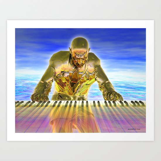 Keyboard Magic Art Print