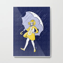 Risograph Apocalyptic Salty Betch Metal Print