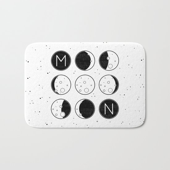 The Moon Phases Bath Mat