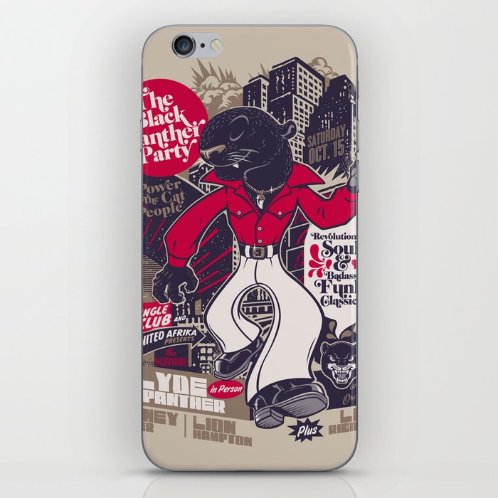 The Black Panther Party iPhone Skin