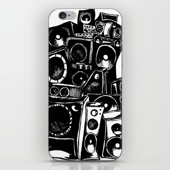 boombox iPhone Skin