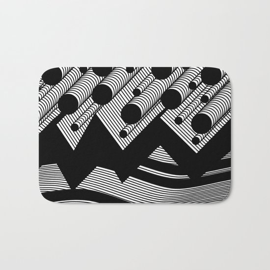 Driving Particles Bath Mat