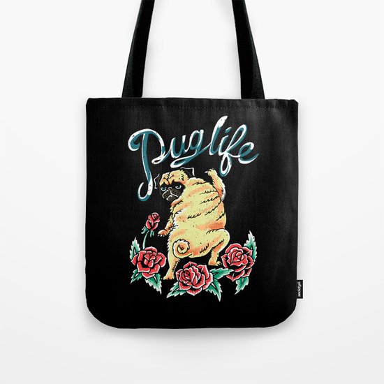 Puglife Tattoo Tote Bag
