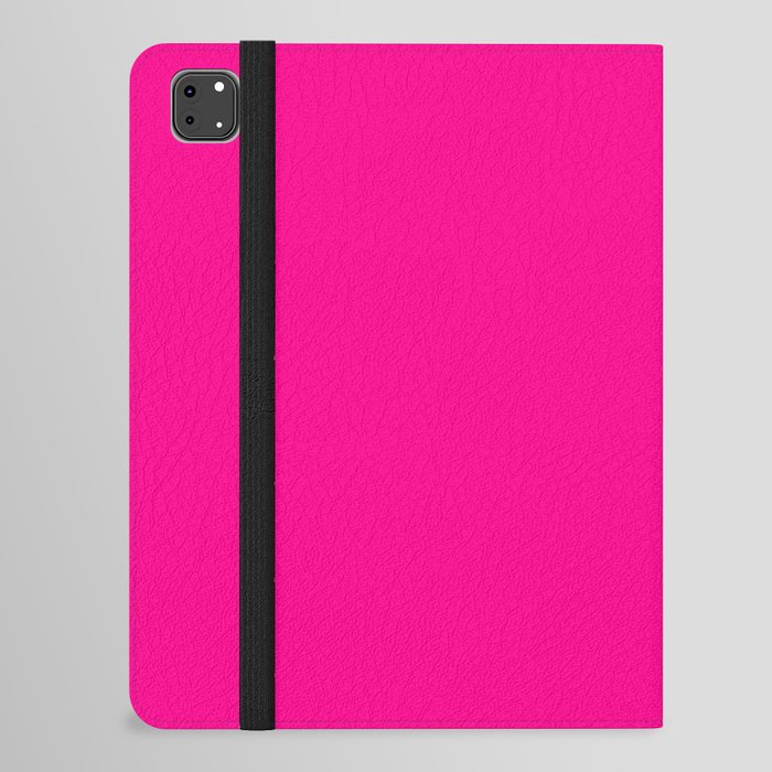 PINK GLO Neon solid color  iPad Folio Case