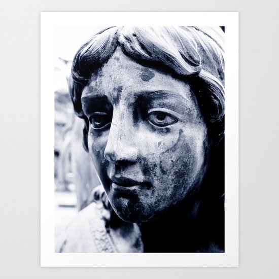 Angels look on Art Print