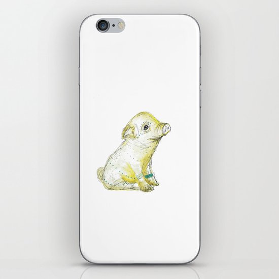 Pig Illustration iPhone & iPod Skin