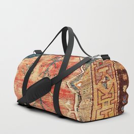 Konya Central Anatolian Niche Rug Print Duffle Bag