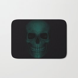Dark Skull Green Bath Mat | Graphicdesign, Death, Scary, Roses, Band, Creepy, Dark, Skull, Kiss, Skeleton 