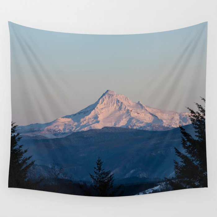 Mount Hood Oregon Pacific Northwest - Nature Photography Wall Tapestry