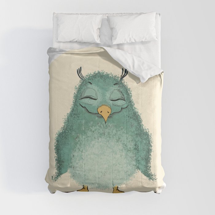 Fluffy owl Comforter