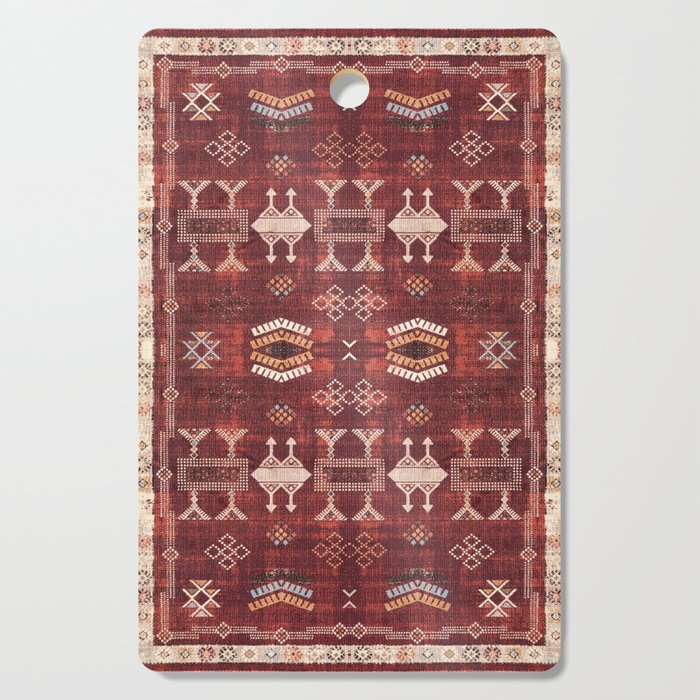 N252 - Bohemian Oriental Heritage Berber Moroccan Style Cutting Board