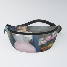 Magnificent: Declaration of Love - 19th Century French Belle epoque female portrait oil painting by Auguste Toulmouche for home, bedroom and wall decor Fanny Pack