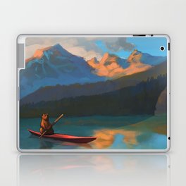 Kayaking Bear Laptop Skin