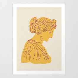 Ancient goddess #1 Art Print