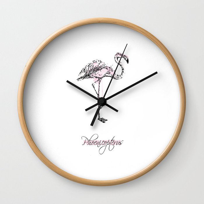 phoenicopterus Wall Clock