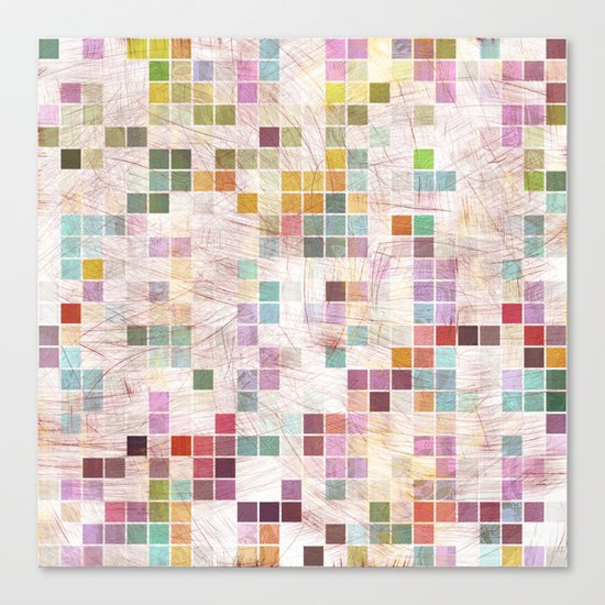Aztec Vintage Pattern 02 Canvas Print