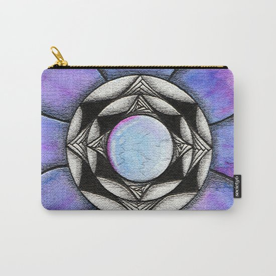 Doodled Gem Bloom Carry-All Pouch