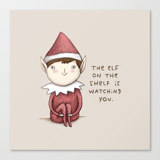 The Elf on The Shelf Canvas Print