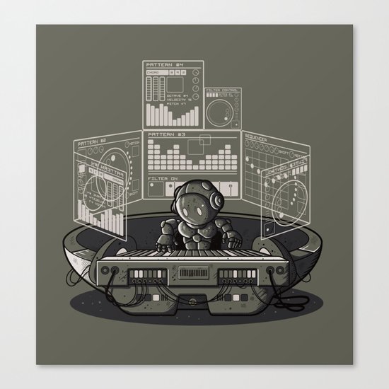 THE COMPOSER Canvas Print