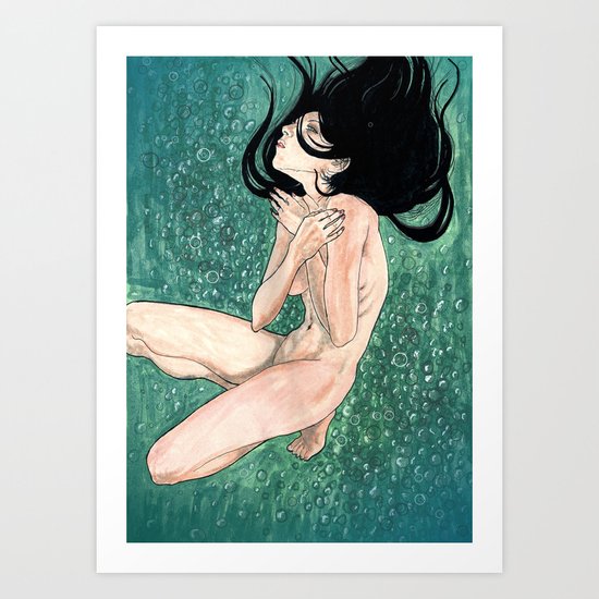 Her Crushes Come And Go Art Print