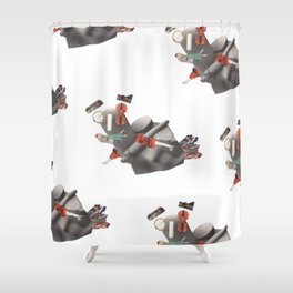 Fly is easy Shower Curtain