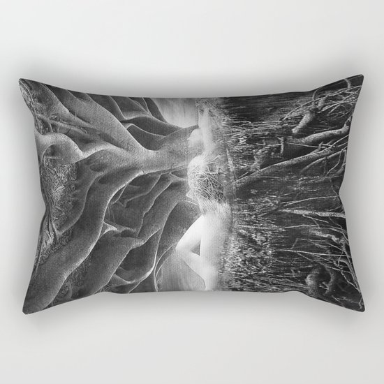 Black and White - No escape Rectangular Pillow