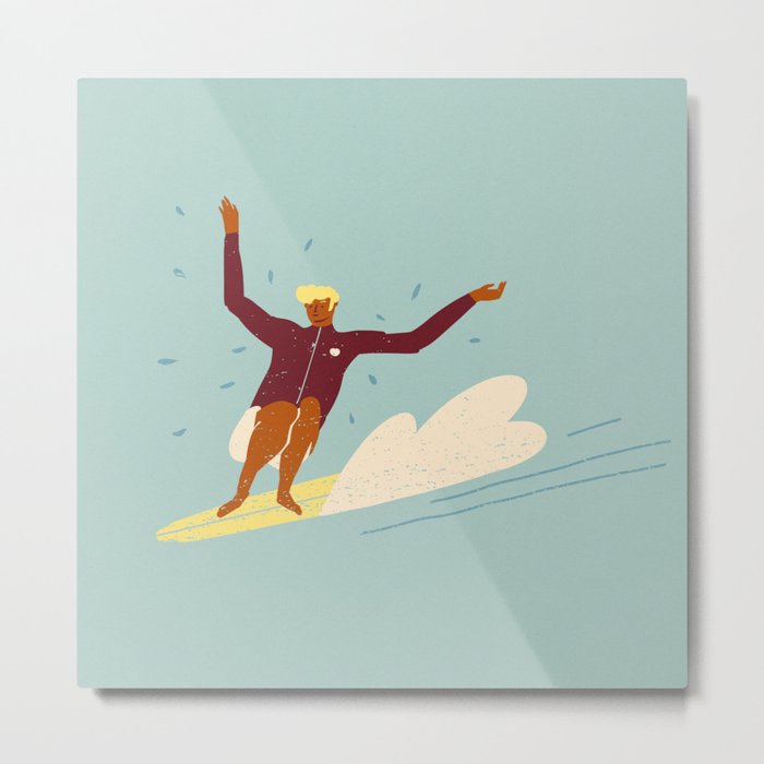 Surf buddy Metal Print