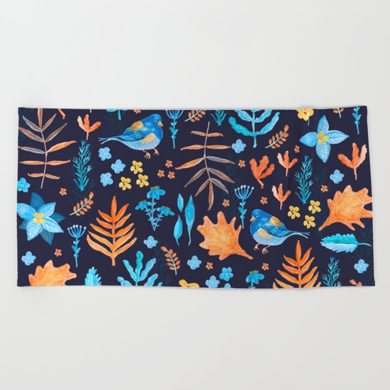 Winter Nature Beach Towel