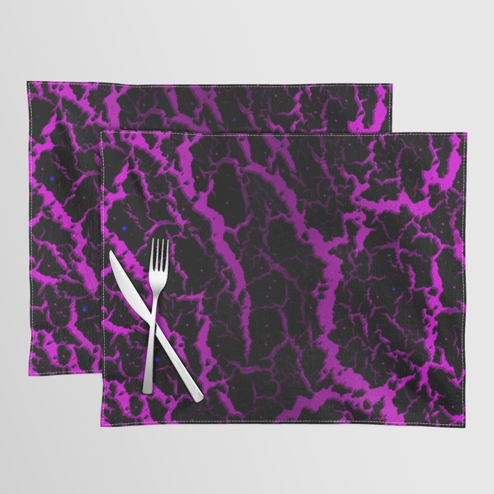 Cracked Space Lava - Pink/Purple Placemat
