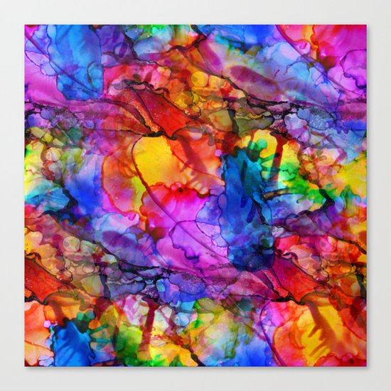 Colour Chaos Canvas Print