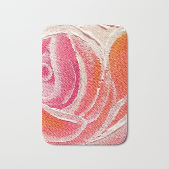 Sunday Plum Roses Bath Mat