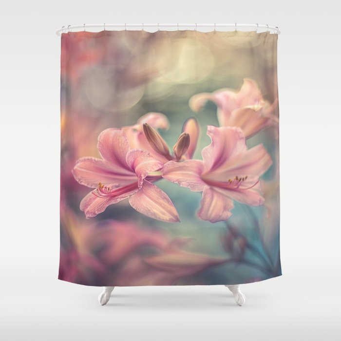 The Secret Lily Garden Revealed Shower Curtain