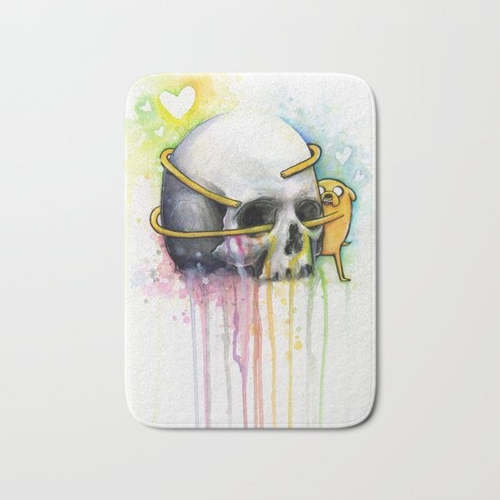 Jake the Dog and Skull Bath Mat