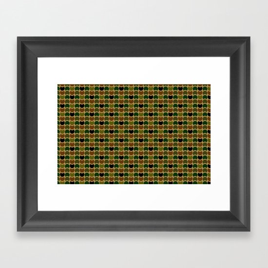 HobNob Camo Multi Framed Art Print