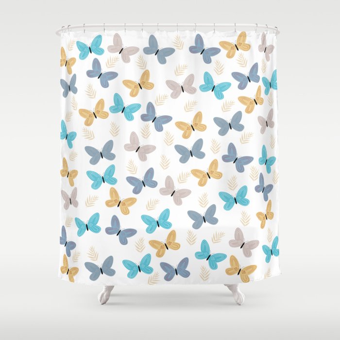 Butterflies pattern  Shower Curtain