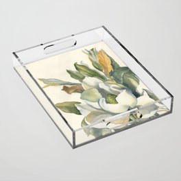 Paper Magnolia Acrylic Tray