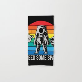 I Need Some Space Introvert Astronaut Hand & Bath Towel