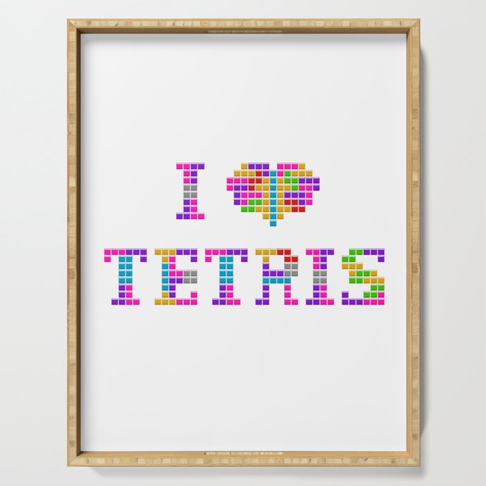I <3 Tetris Serving Tray