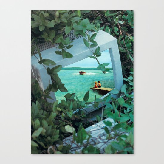 Living inside the box Canvas Print