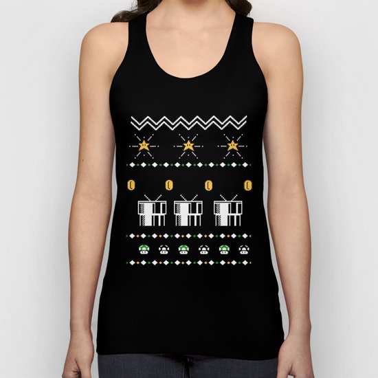 8bitChristmas Unisex Tank Top
