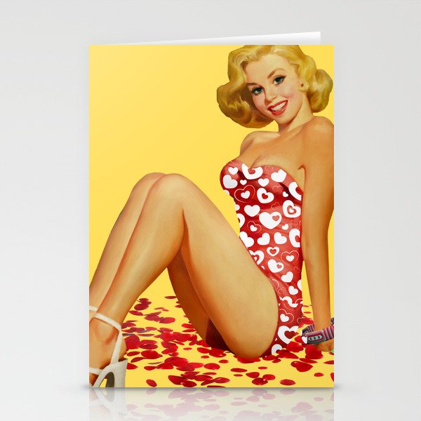 Daisy the Pin Up Girl Stationery Cards