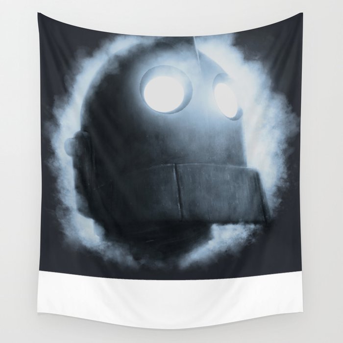 The Iron Giant Rises Wall Tapestry