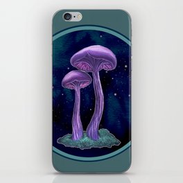 Purple Mushroom iPhone Skin