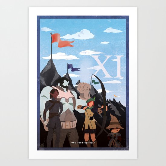 Vintage FF Poster XI Art Print